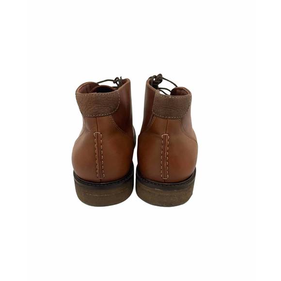 NEW JOHNSTON & MURPHY men\'s copeland chukka boots in red brown